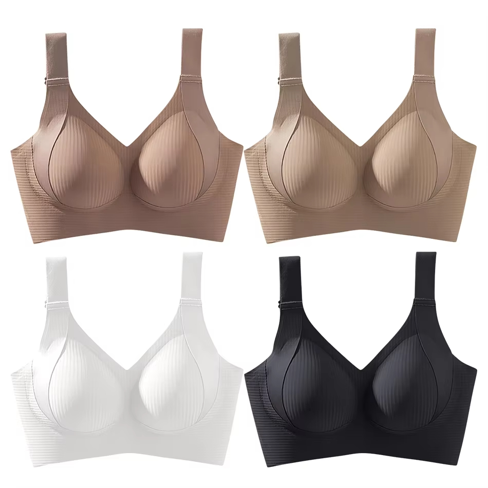 Mastectomy Bra Pocket - 1/2PCS 여성용 이음매없는 속옷, 얇은 스타일,