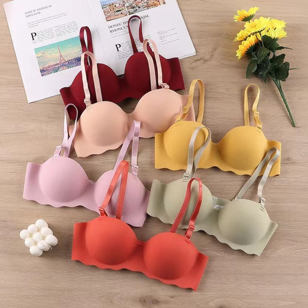 트렌디한 컴포트 심리스 브라 캔디 컬러 안티 처짐 푸쉬 - Wirefree Bra Comfort 리뷰 및 가격
