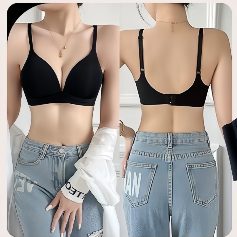 일본식 심리스 푸쉬업 브라 편안한 무선 속옷 여성용 딥 - Mastectomy Bra Pocket 리뷰 및 가격