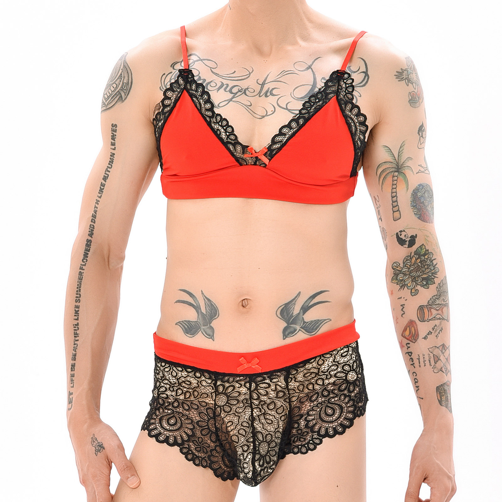 남성 섹시 크로스드레싱 에로틱 시시 란제리 세트 시스루 - Sheer Mesh Bra 리뷰 및 가격